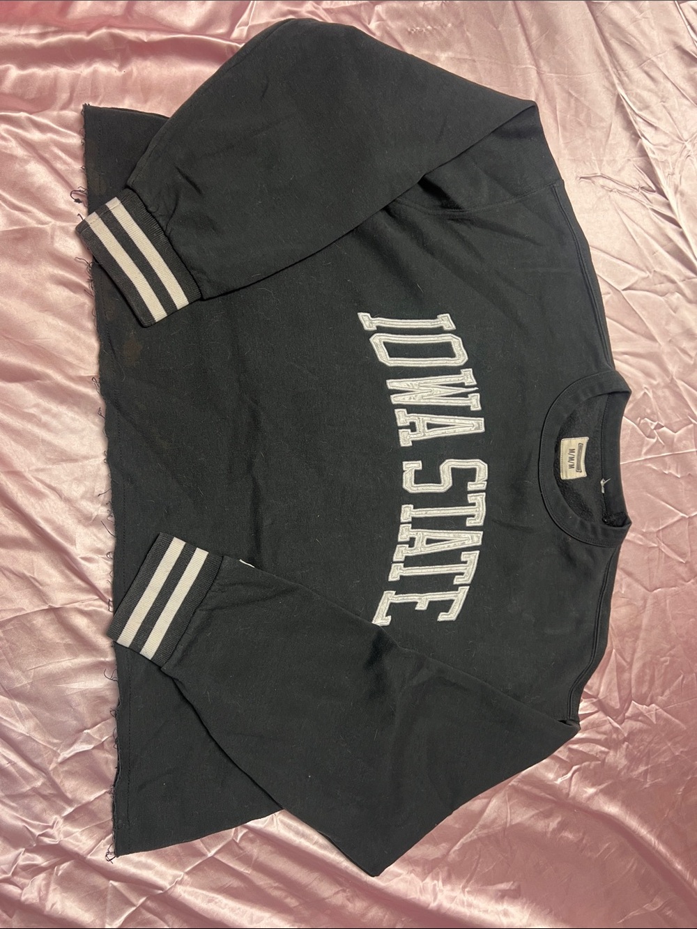 Iowa State Black Crewneck Sweatshirt